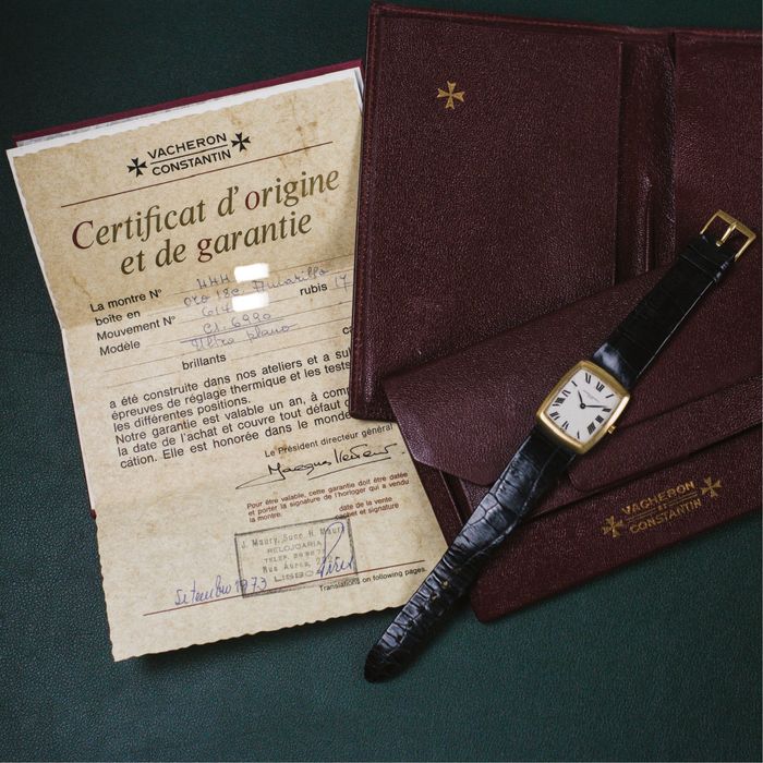 Relogio Vacheron Constantin FULL SET em Ouro 18k Vintage - Circa 1960s