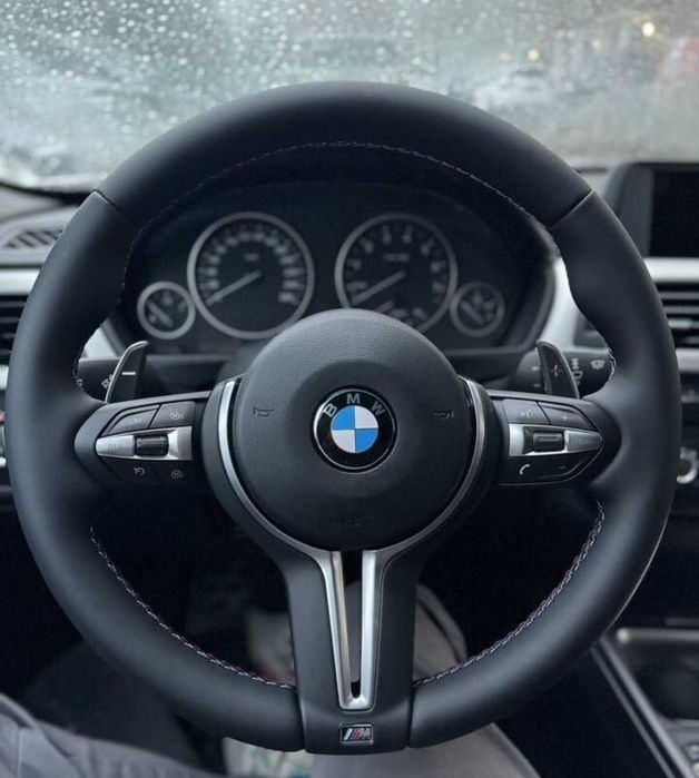 ‼️ BMW M3 Style Premium Руль ‼️ Ціна вказана з подушкою! Спортивне Шкіряне Кермо Nappa для F30 F31 F32 F33 F36 F20 F21 F10 F11 X3 F25 X5 F15
