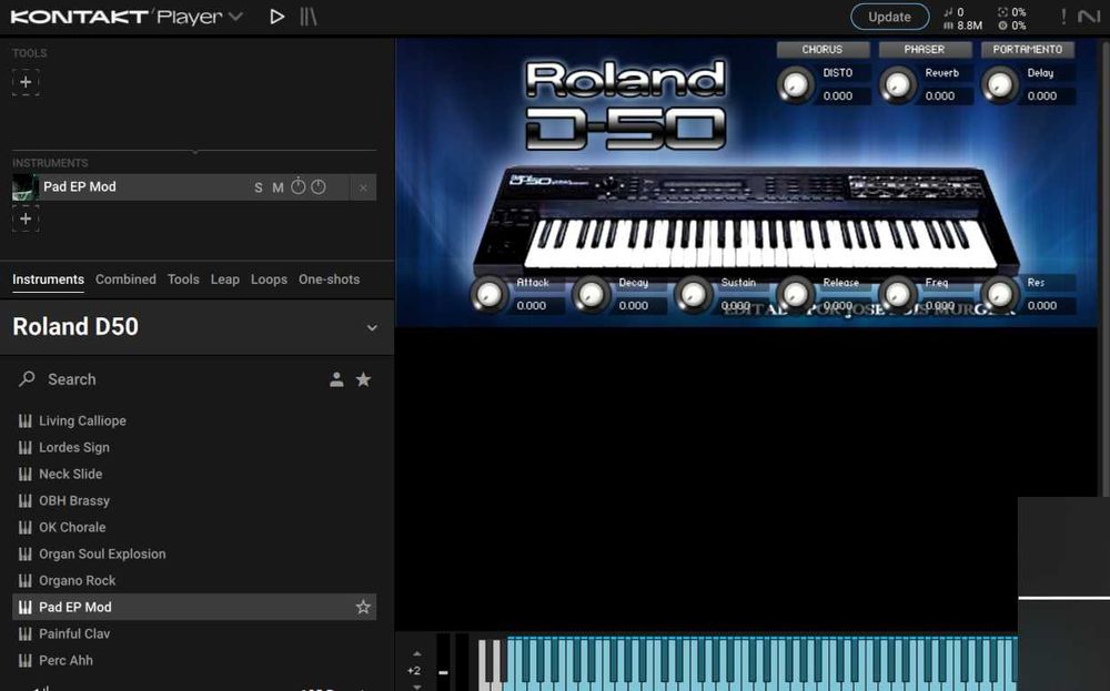 Legendy Syntezy: Korg M1, Roland D-50, Yamaha DX7 – Biblioteka Sample do Kontakt (.NKI)