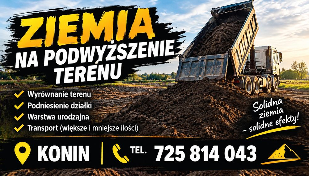 Ziemia na podwyższenie terenu