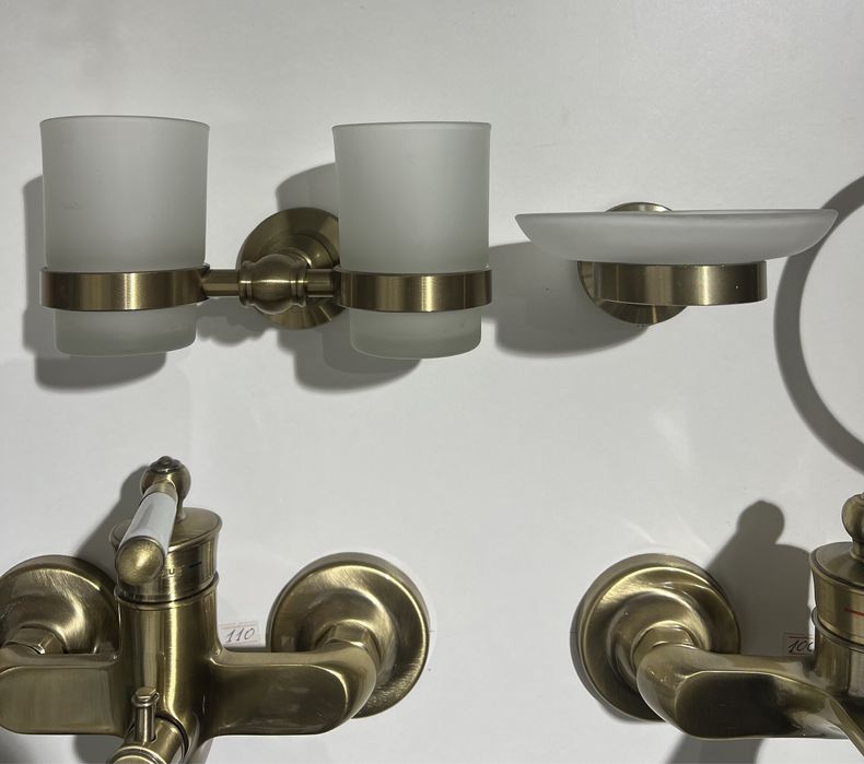 Аксесуари для ванної в бронзі  (ретро) латунь