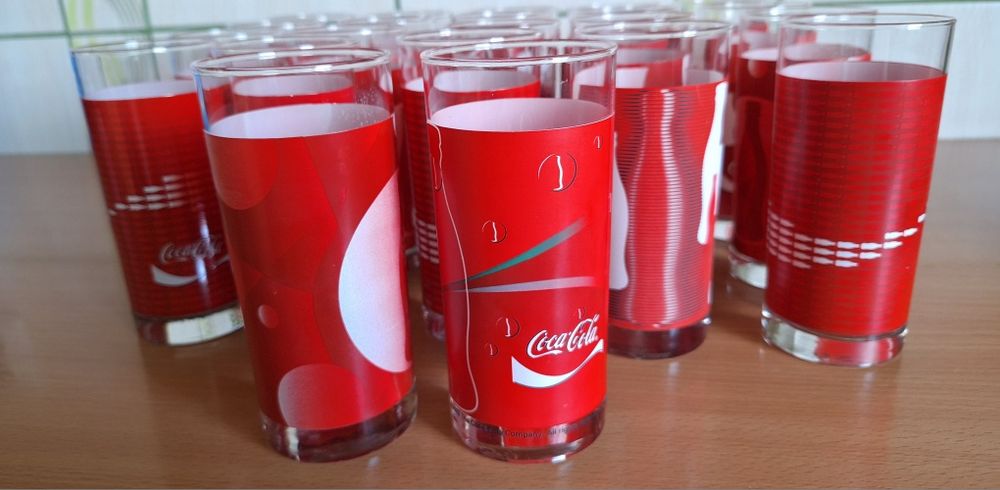 Szklanki Coca-cola