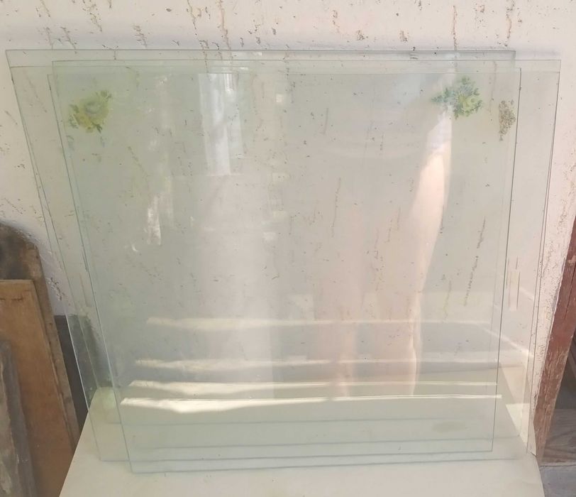 Дверца стеклянная для серванта шкафа раздвижная