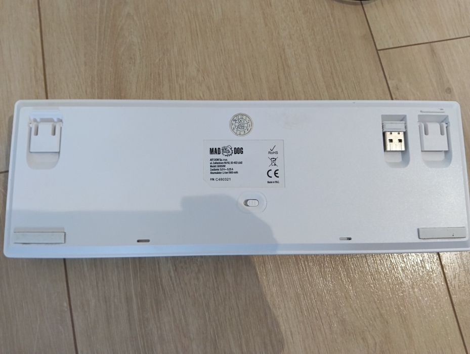 Klawiatura MadDogGK850W+Klawiatura Fury HELLFIRE 2 GRATIS!!