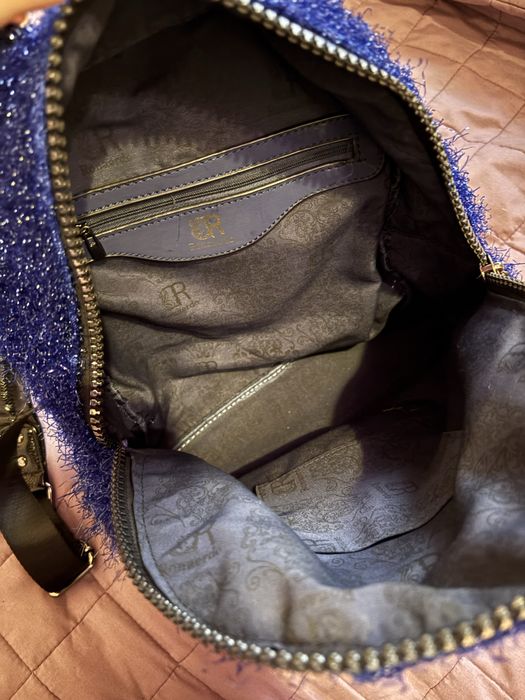 Стильний пухнастий рюкзак