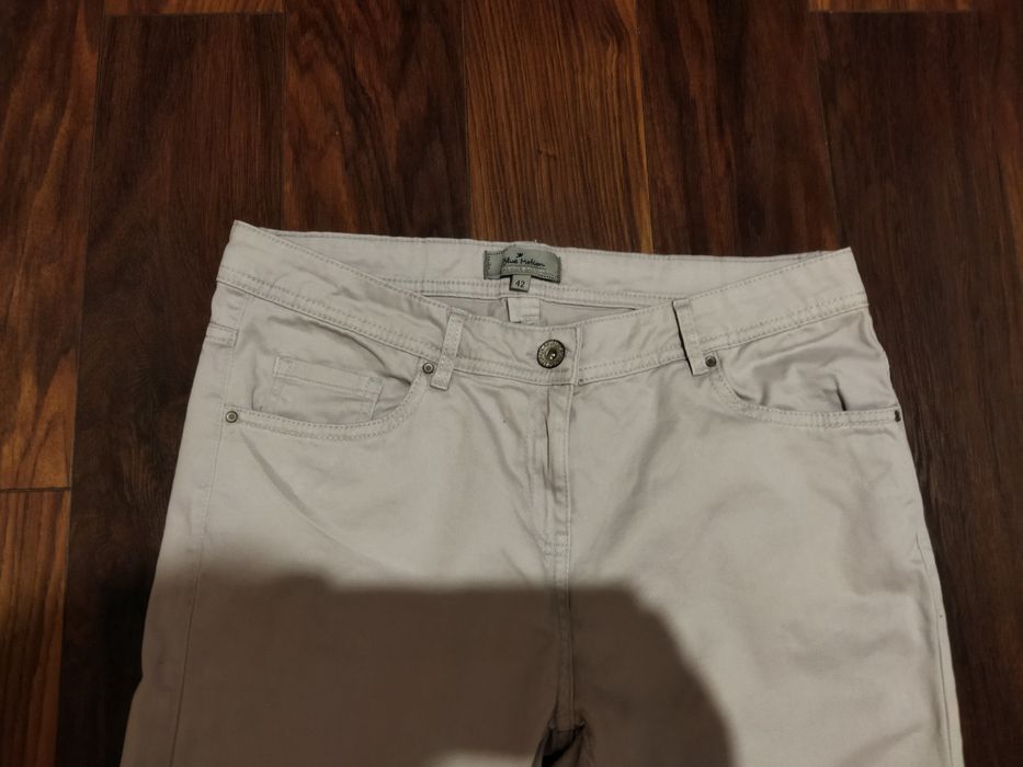 Spodnie damskie XL jasne szare