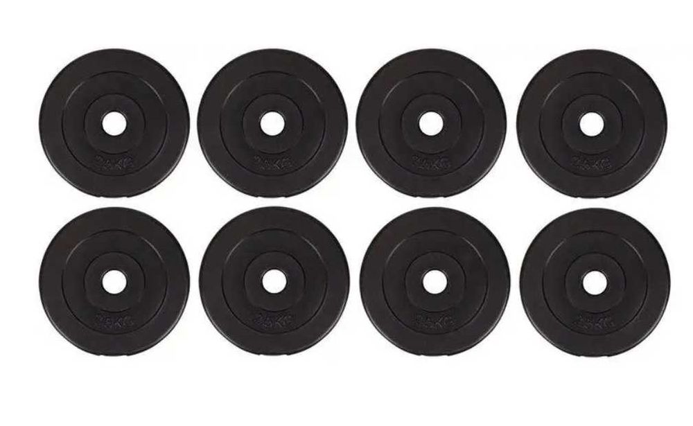 Т76 Гантелі металеві наборні 16 кг Silver Гантели композитные от 8 кг