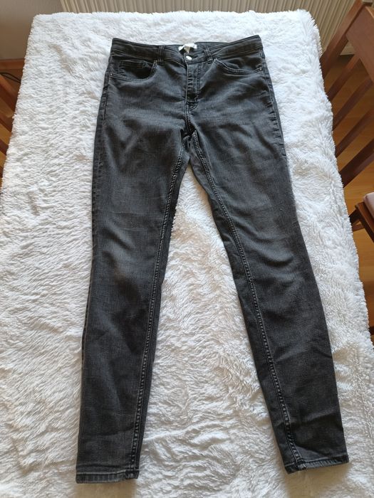 Spodnie jeansy dżinsy damskie h&m 44