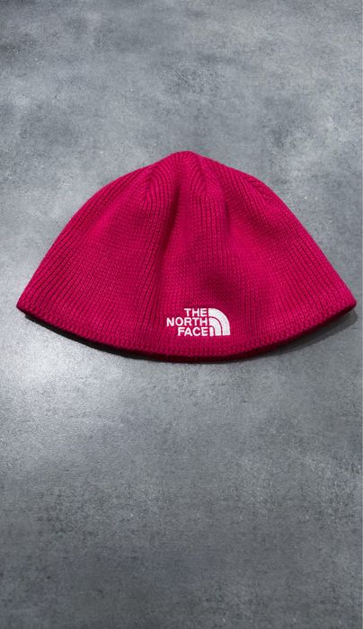 Czapka The North Face różowa fuksja 6-9 lat polar zimowa