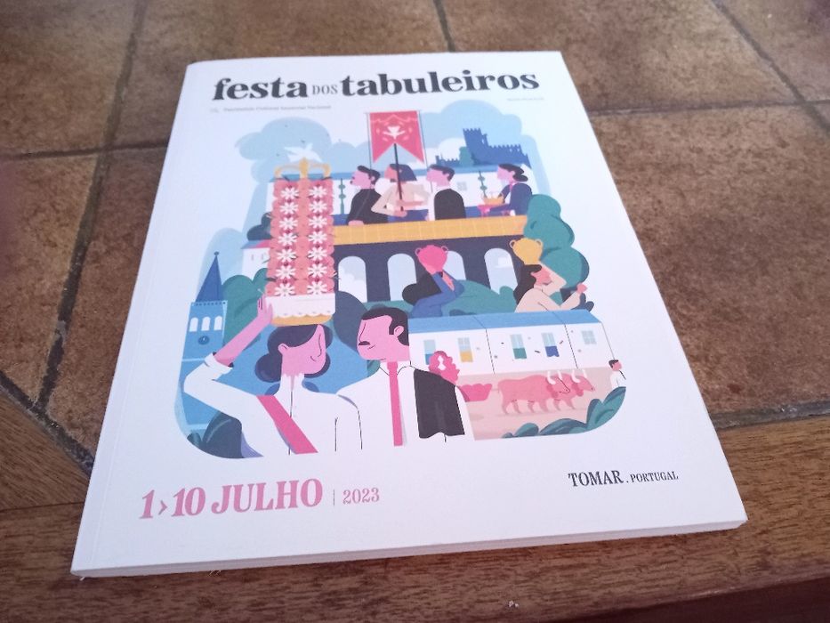 Revistas oficiais festa tabuleiros,  vários anos