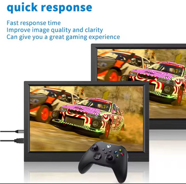 Портативний монітор 11.6 дюйм для ваших консолей, живлення pawerbank!