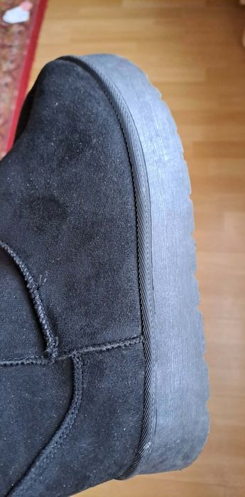 Czarne botki,śniegowce Emu rozmiar 36 stan bardzo dobry
