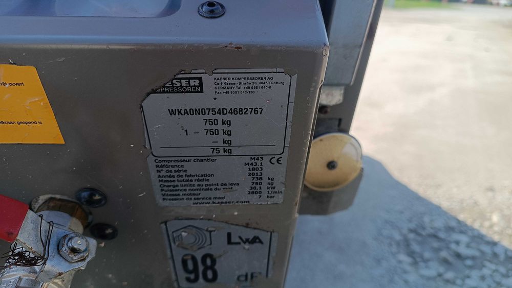 Kompresor KAESER M43 / 13r! / M 50 52 55  Atlas Copco xas 88 68