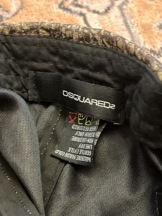 czapka dsquared2 z daszkiem moro militarna y2k swag
