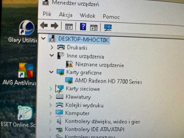 Komputer PC - AMD Radeon HD 7700 + monitor