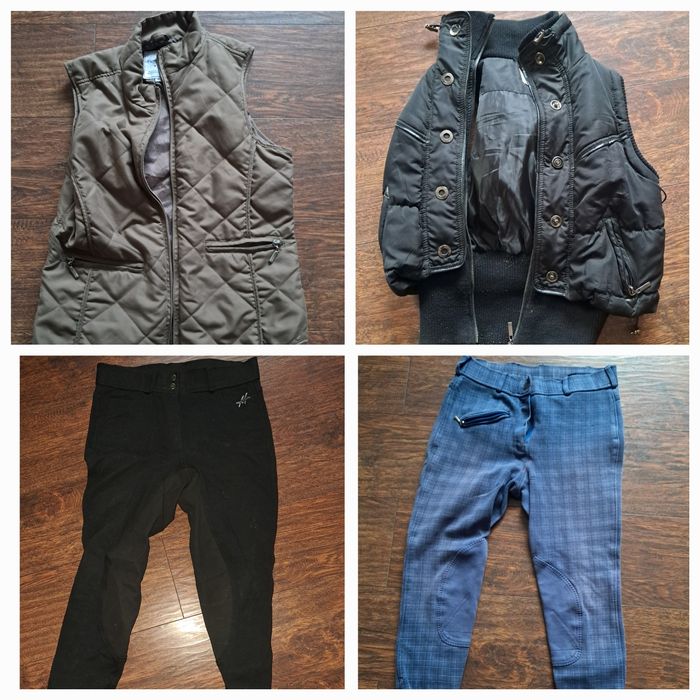 Bryczesy kamizelki 38 M i 40 L