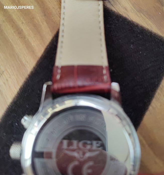 Relógio LIGE , resistente à água