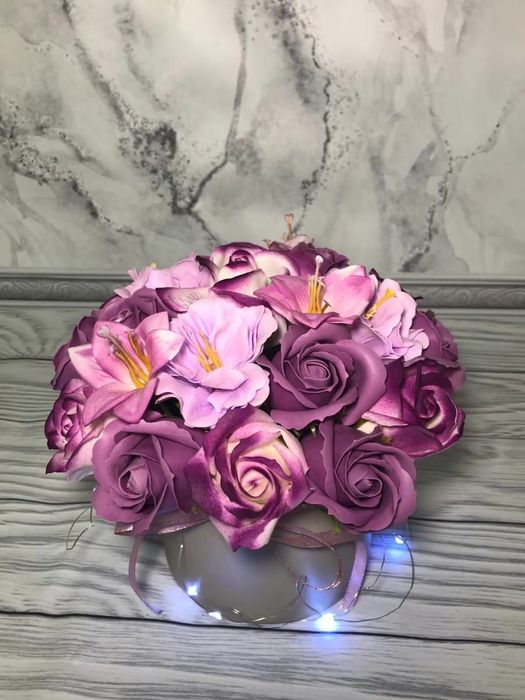 Букети з мильних квітів