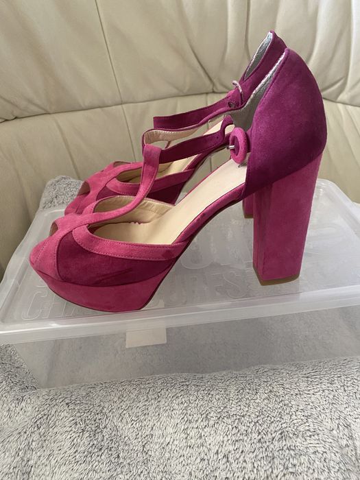 Buty sandały na platformie