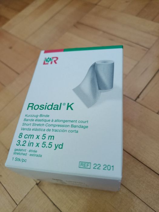 Bandaż kompresyjny, uciskowy