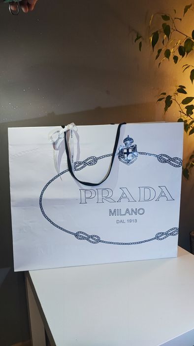 Torba papierowa Prada b. duża prezentowa torebka