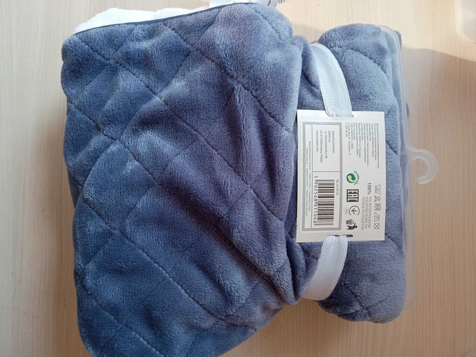 Kocyk koc blanket dla dziecka niemowlę Smyk smiki 76 x 102 cm