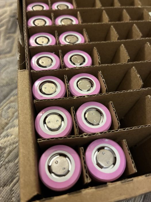 После сварки - Samsung INR18650-35E емкость 3500, Li-Ion элементы