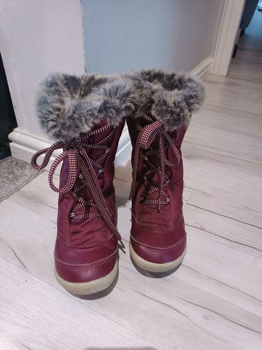 Quechua sh500 buty trekkingowe śniegowce r. 33