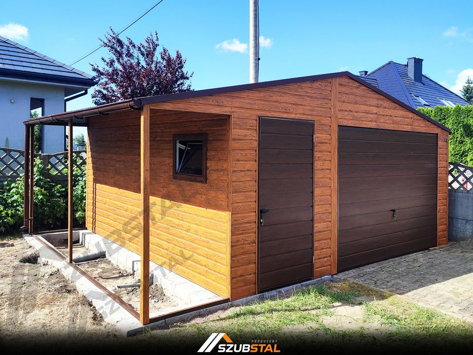 Garaż blaszany 4x5 4x6 6x5 6x5,80 6x6 8x6 9x5 9x6 PRODUCENT Premium