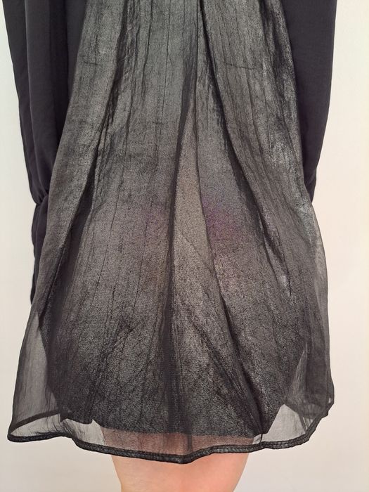 Vestido preto e cinza Ana Sousa