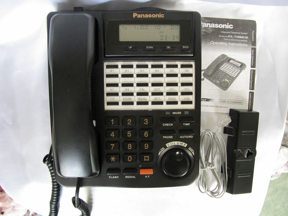 Телефон стационарный кнопочноый Panasonic KX-T3968 Япония, новый