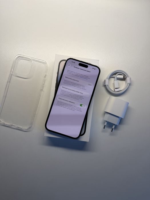 iPhone 14 Pro Max 128gb czarny bateria 100% komplet