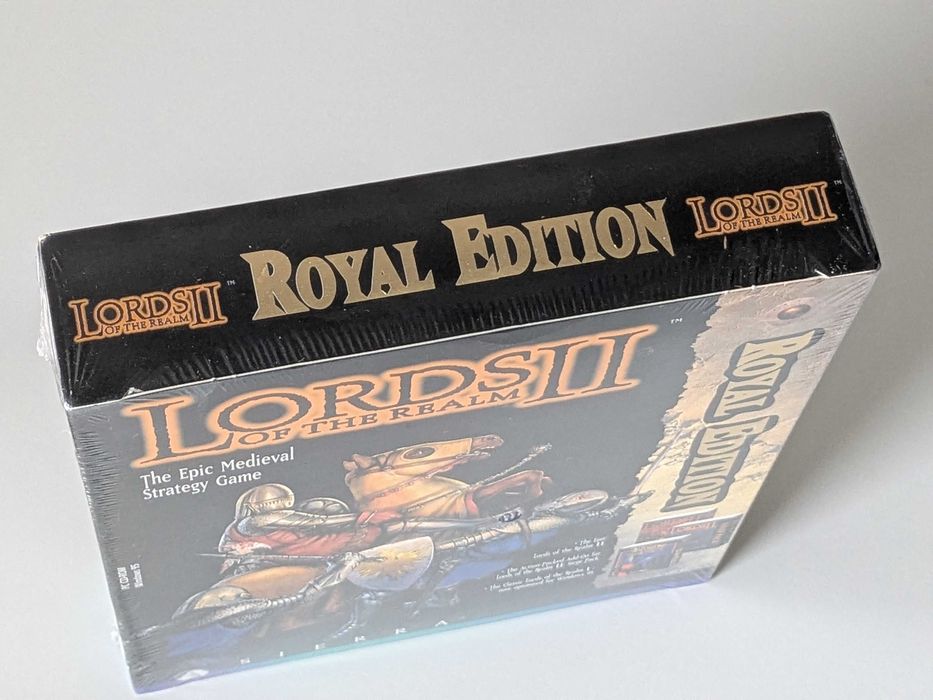 Lords of the Realm II Royal Edition gra folia BIG BOX PC ENG z 1996 r.