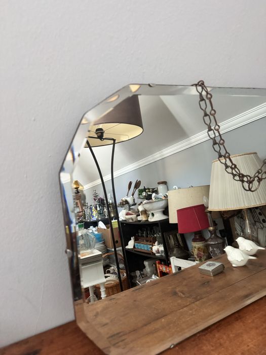 Vintage Espelho muito Antigo Arte Deco 1930