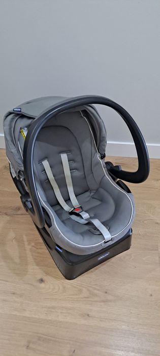 Trio Chicco Active 3–Carrinho, alcofa e ovo, Preto e cinza