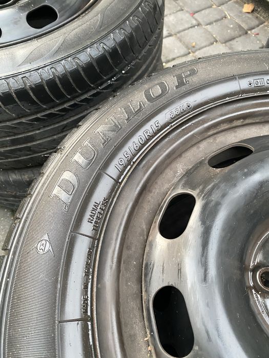 Felgi stalowe z oponami volkswagen golf IV 4