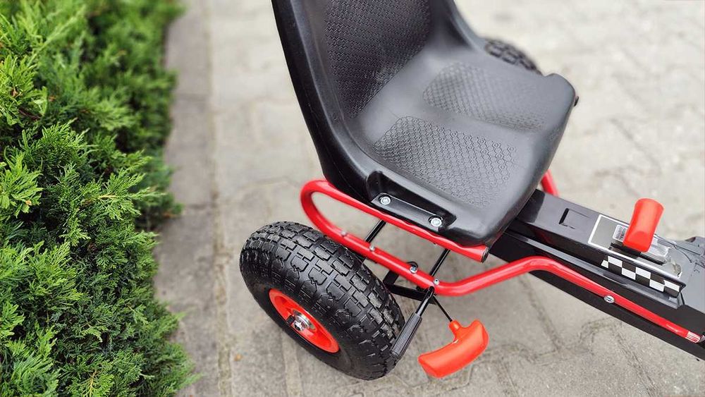 Gokart dla Dziecka Na pedały - Pompowane Koła - Mocna Rama