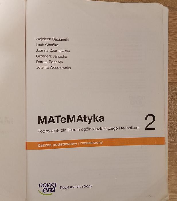 Matematyka 2 podręcznik