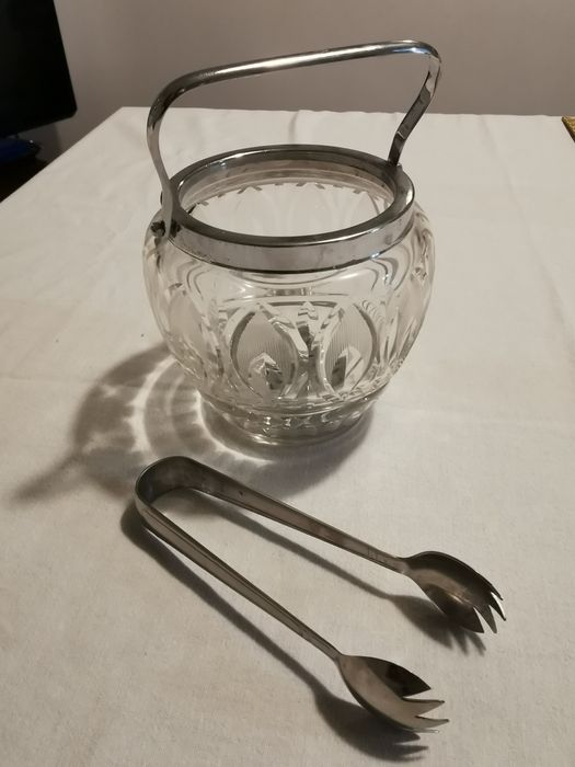 Balde de gelo vintage cristal