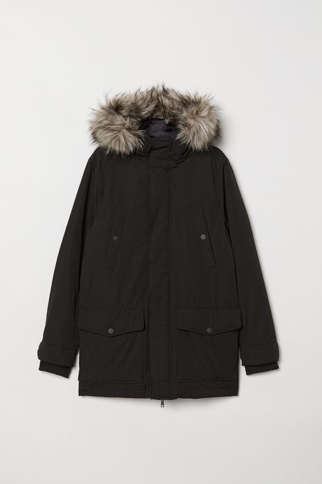 Чоловіча парка H&M, демісезонна парка на синтепоні