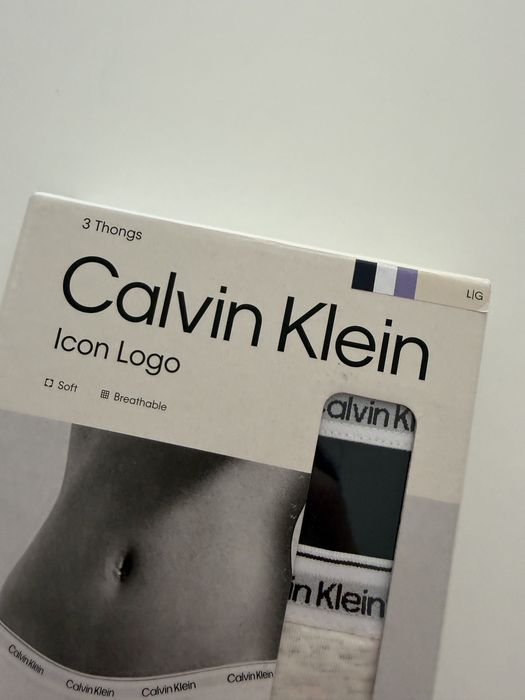Calvin Klein – 3-pak damskich stringów L nowe