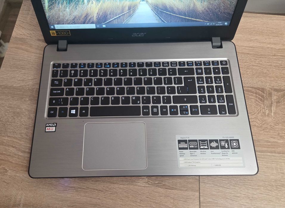 Laptop AMD A6 8GB Ram DDR4 SSD