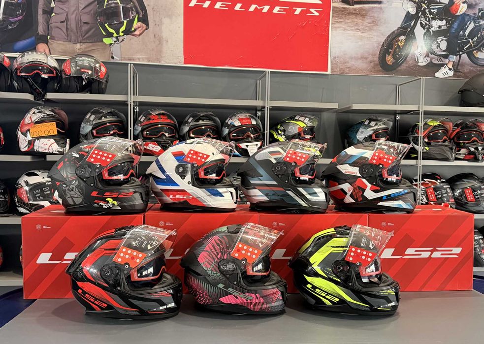 Capacete fechado / integral / modular / cross / aberto moto LS2