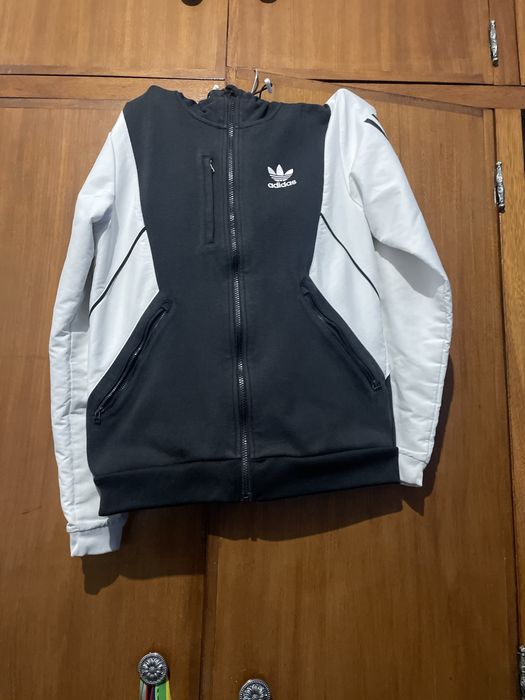 Casaco Adidas Preto e Branco