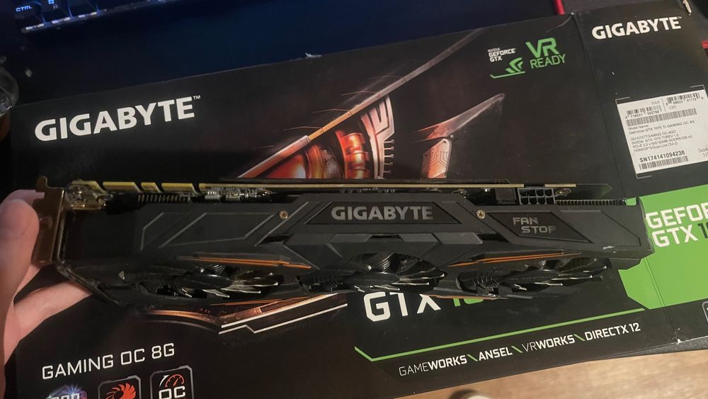 Відеокарта Gigabyte Nvidia GTX 1070 TI 8GB