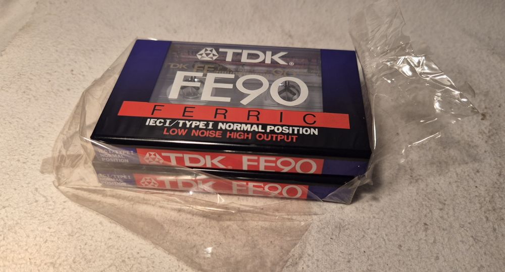 Kaseta magnetofonowa TDK FE90 fabrycznie nowa  1sztt