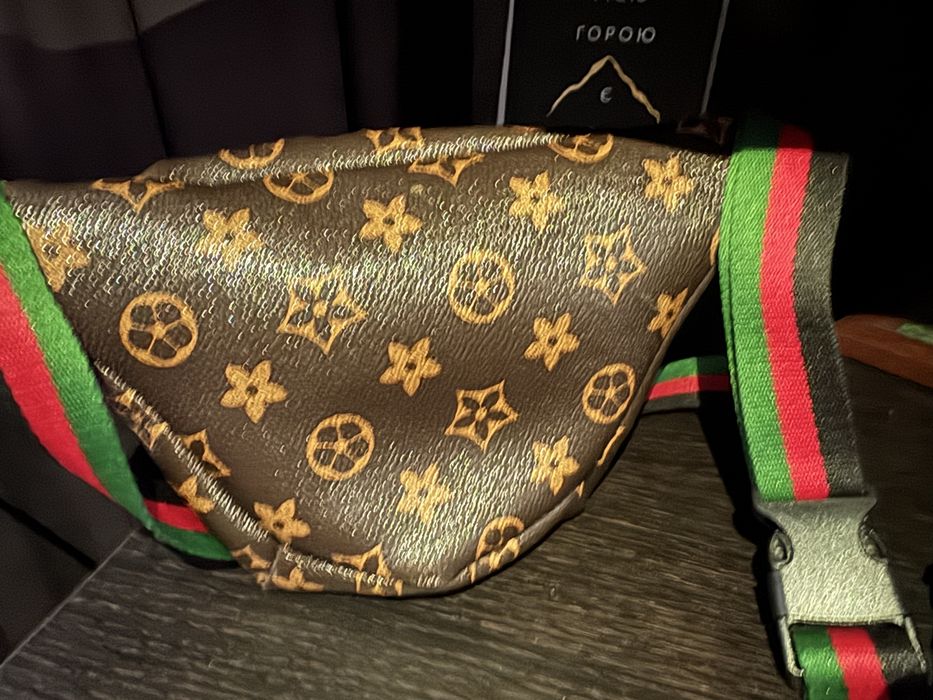 Бананка , поясна сумка з принтом Louis Vuitton
