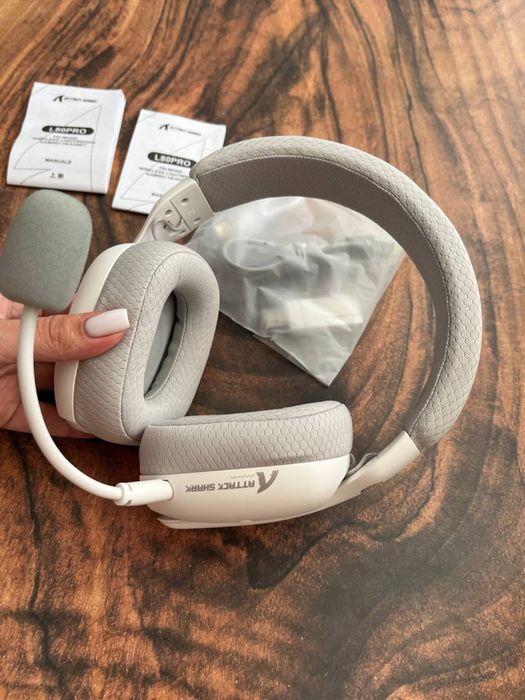 ATTACK Shark L80 PRO ігрові навушники бездротові Bluetooth/2.4G