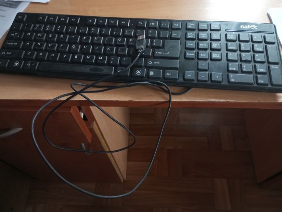 Klawiatura komputerowa USB, używana do komputera laptopa ,