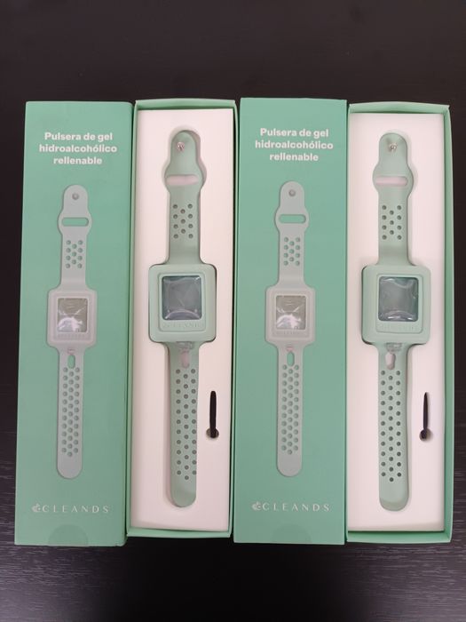 Pulseira dispensadora de gel desinfectante